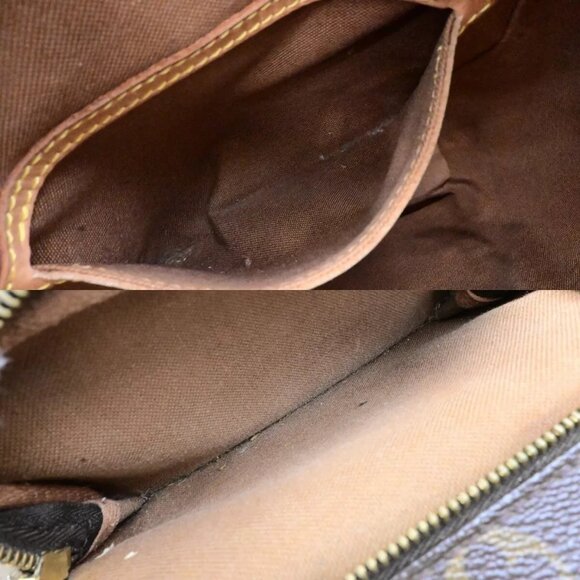 LOUIS VUITTON Montsouris MM Backpack Bag Monogram Leather Brown - Picture 2 of 16